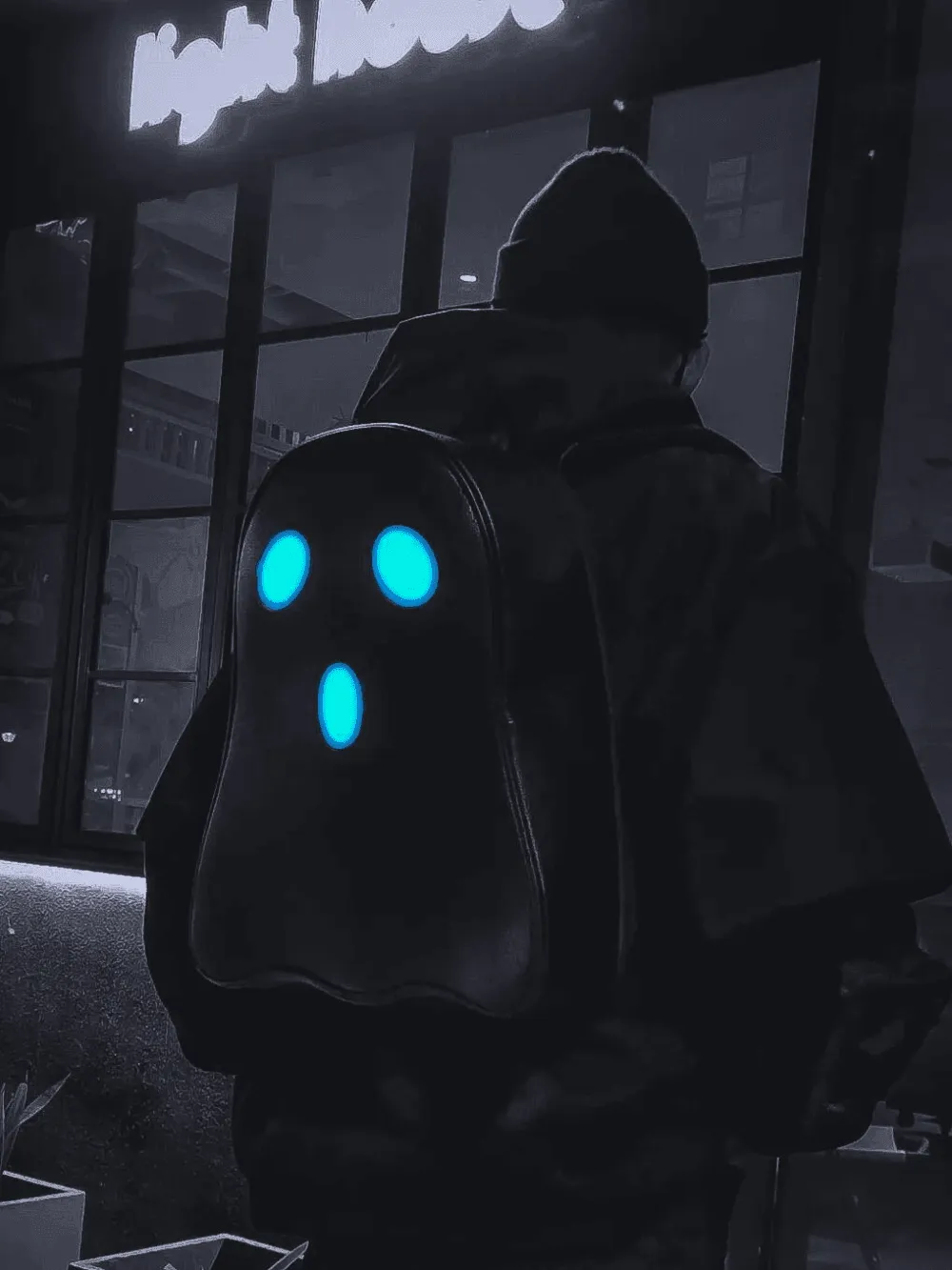 Moon Darkside™ Ghost Motorcycle Backpack/Helmet Bag