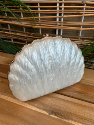 Mozambique Pearl Clutch Bag