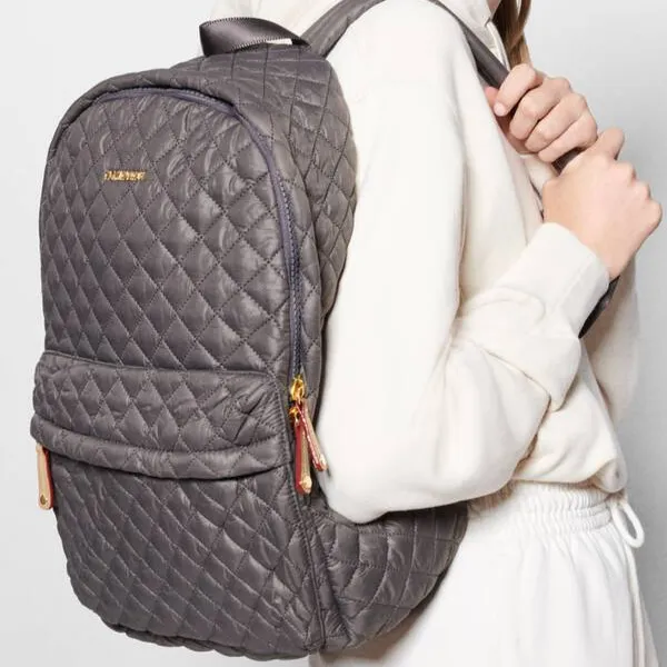 MZ Wallace Metro Backpack Deluxe in Magnet