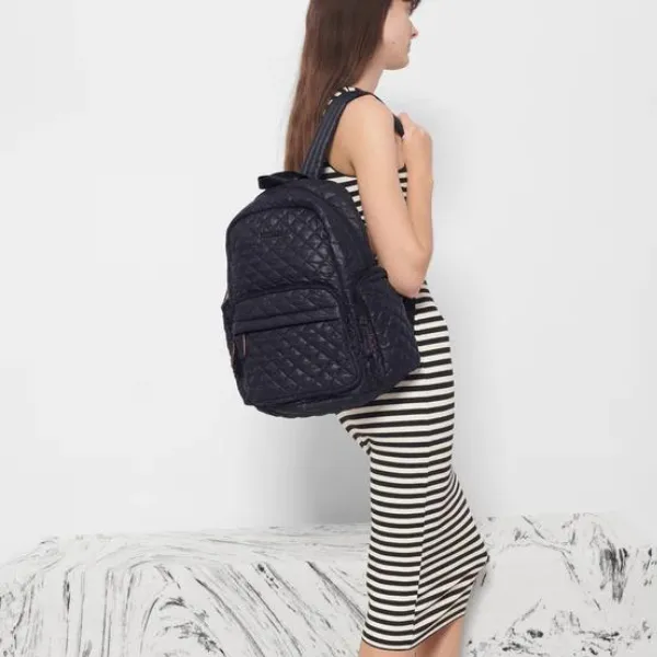 MZ Wallace Pocket Metro Backpack in Black