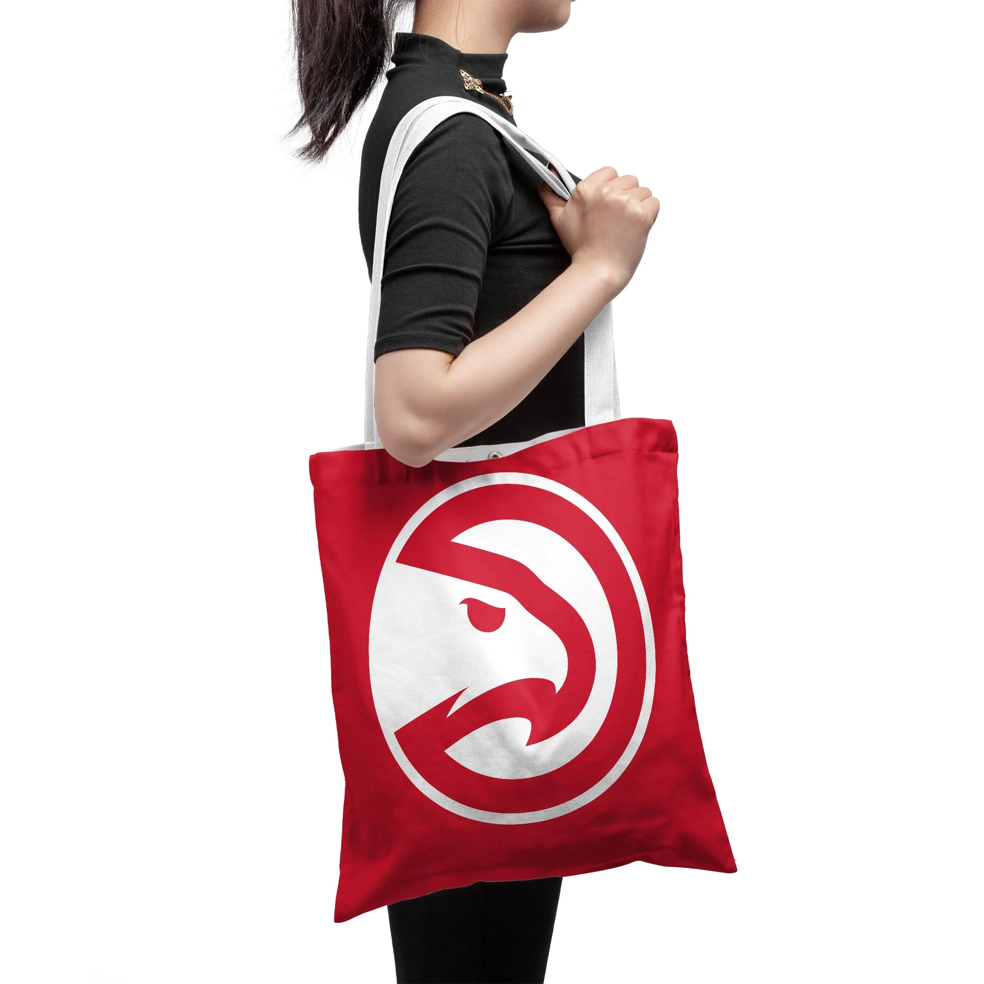 NBA Atlanta Hawks Fans Polyester Canvas Tote Bag - Durable and Stylish