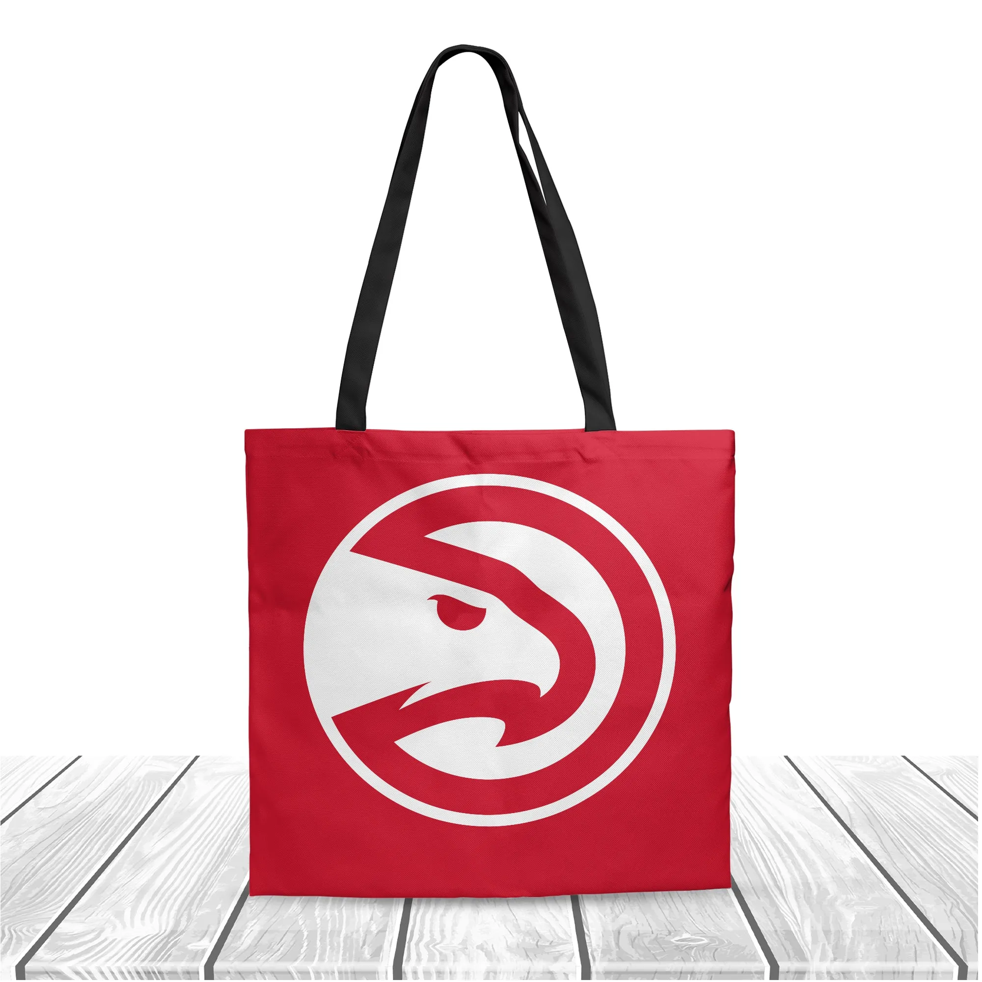 NBA Atlanta Hawks Fans Polyester Canvas Tote Bag - Durable and Stylish