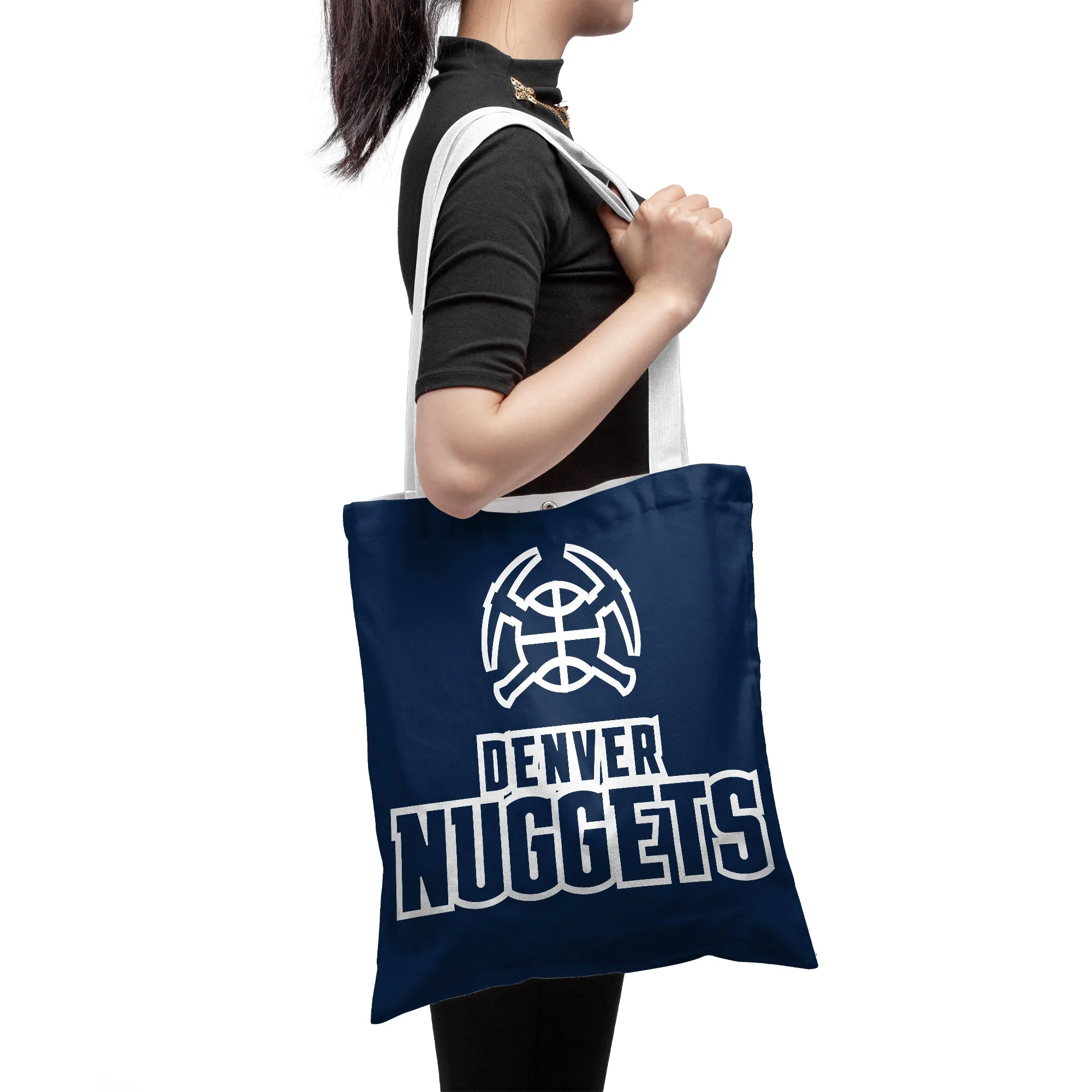 NBA Denver Nuggets Finals Polyester Canvas Tote Bag - Durable and Stylish