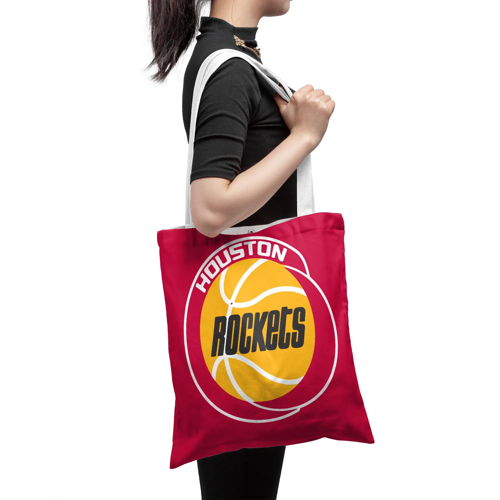 NBA Houston Rockets All Star Polyester Canvas Tote Bag - Durable and Stylish