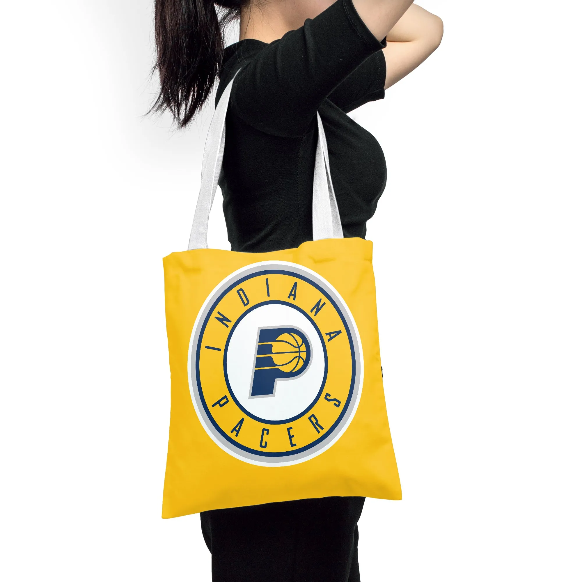 NBA Indiana Pacers Fans Polyester Canvas Tote Bag - Durable and Stylish
