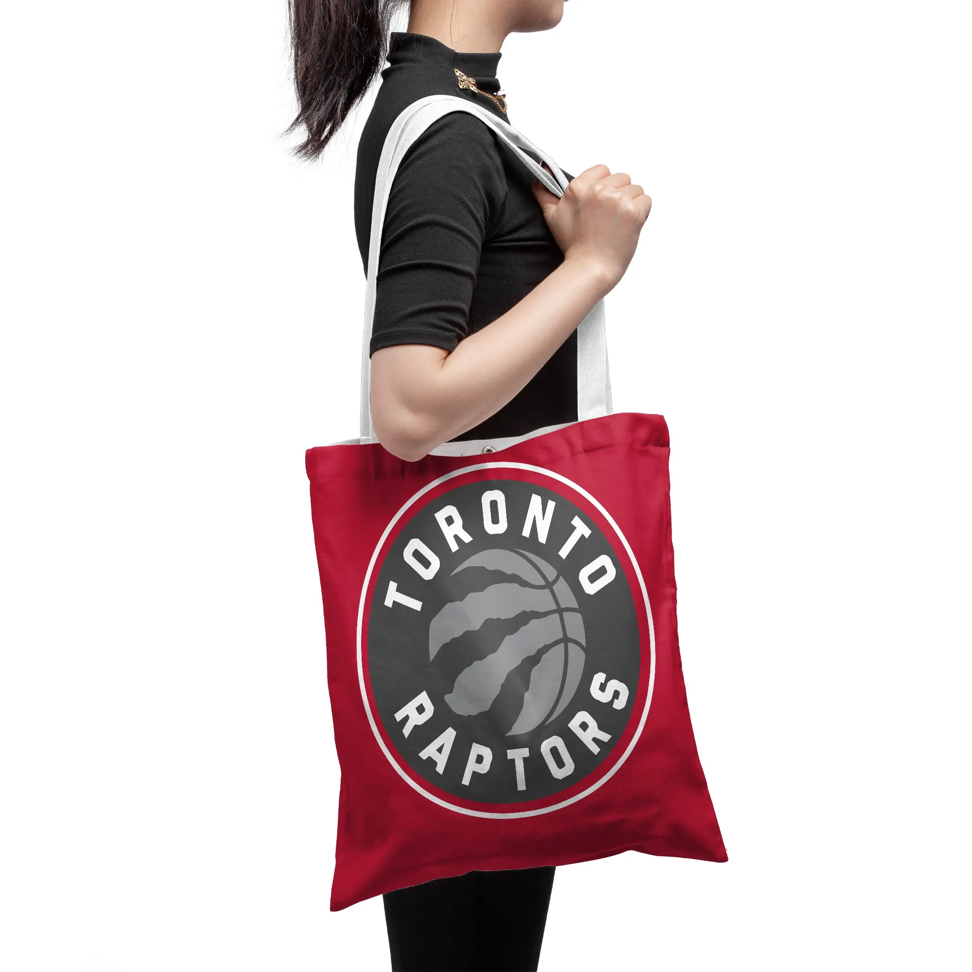 NBA Toronto Raptors Fans Polyester Canvas Tote Bag – Durable and Stylish