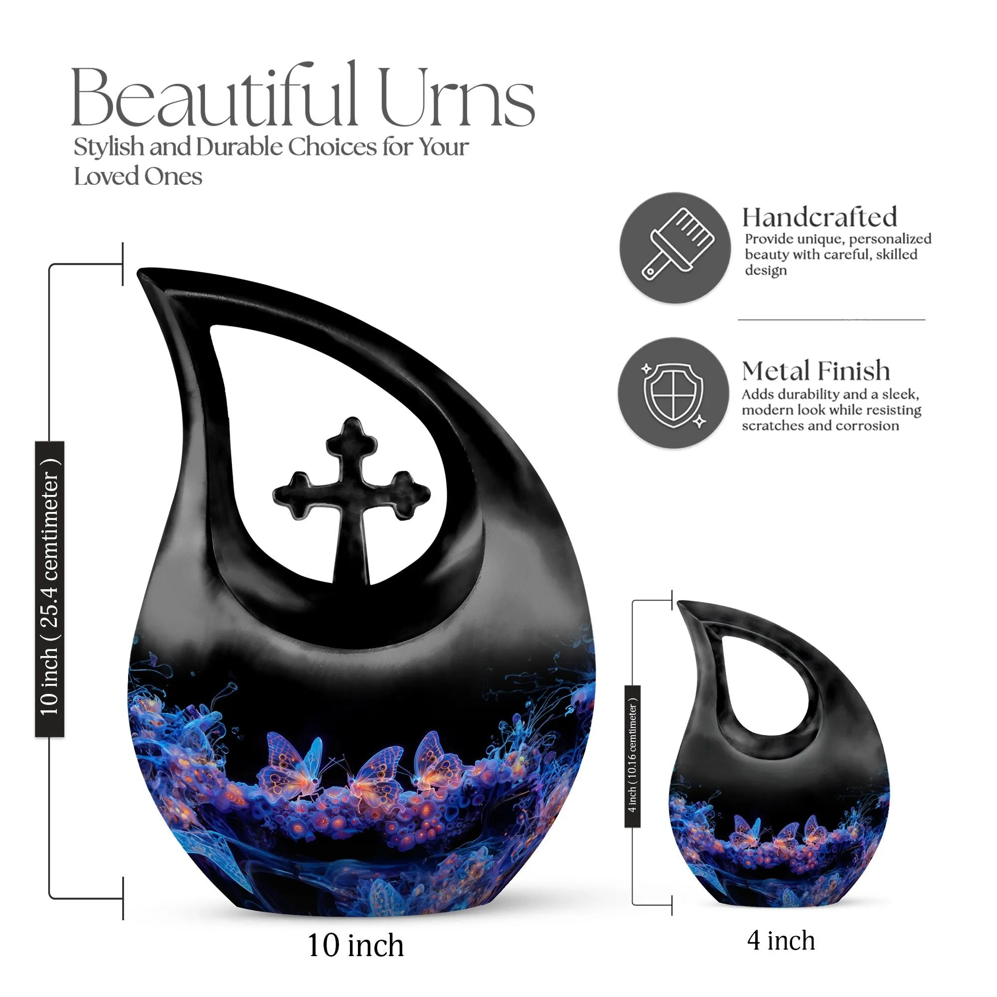 Nebula Urn : Commemorative Memorial Urn in Aluminium