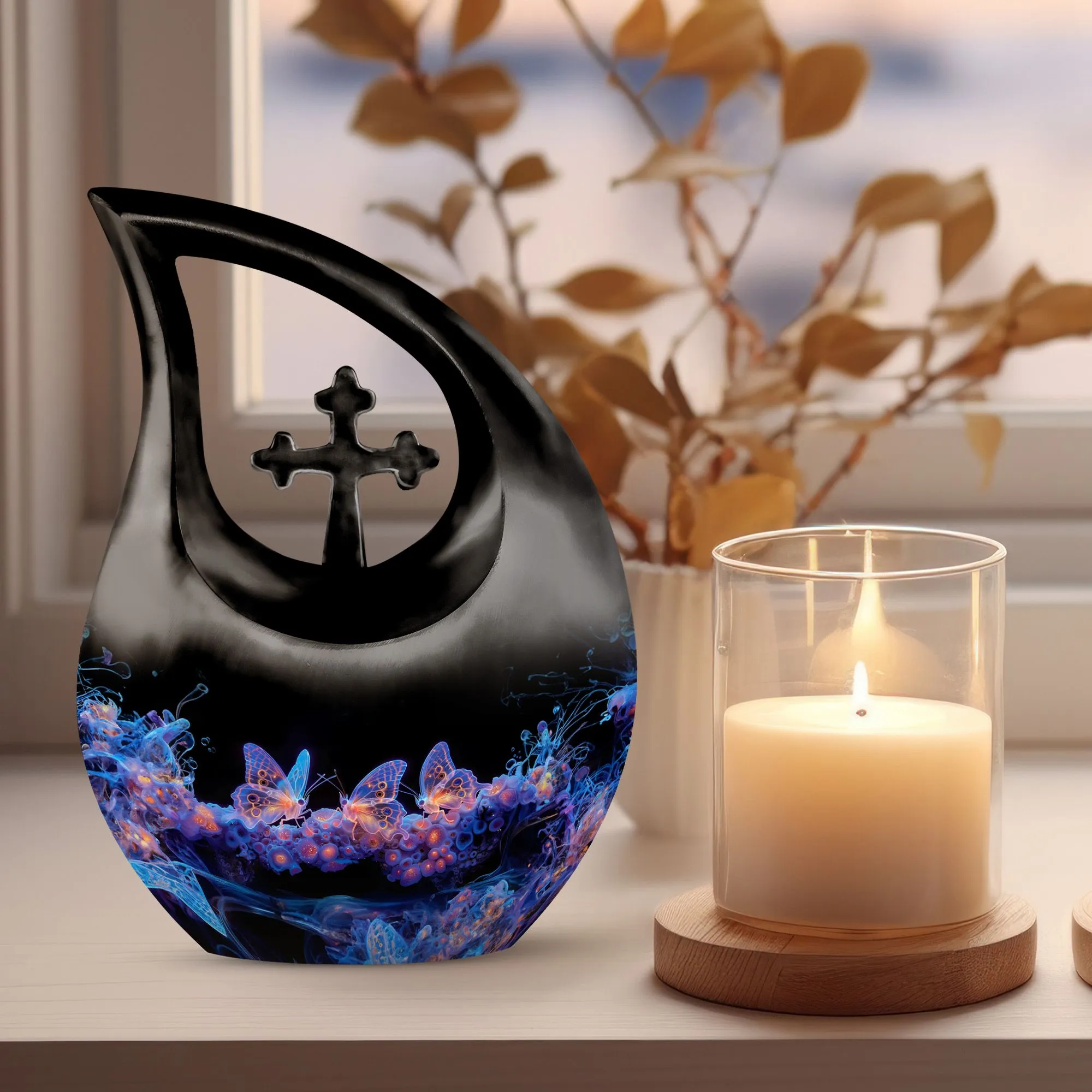 Nebula Urn : Commemorative Memorial Urn in Aluminium