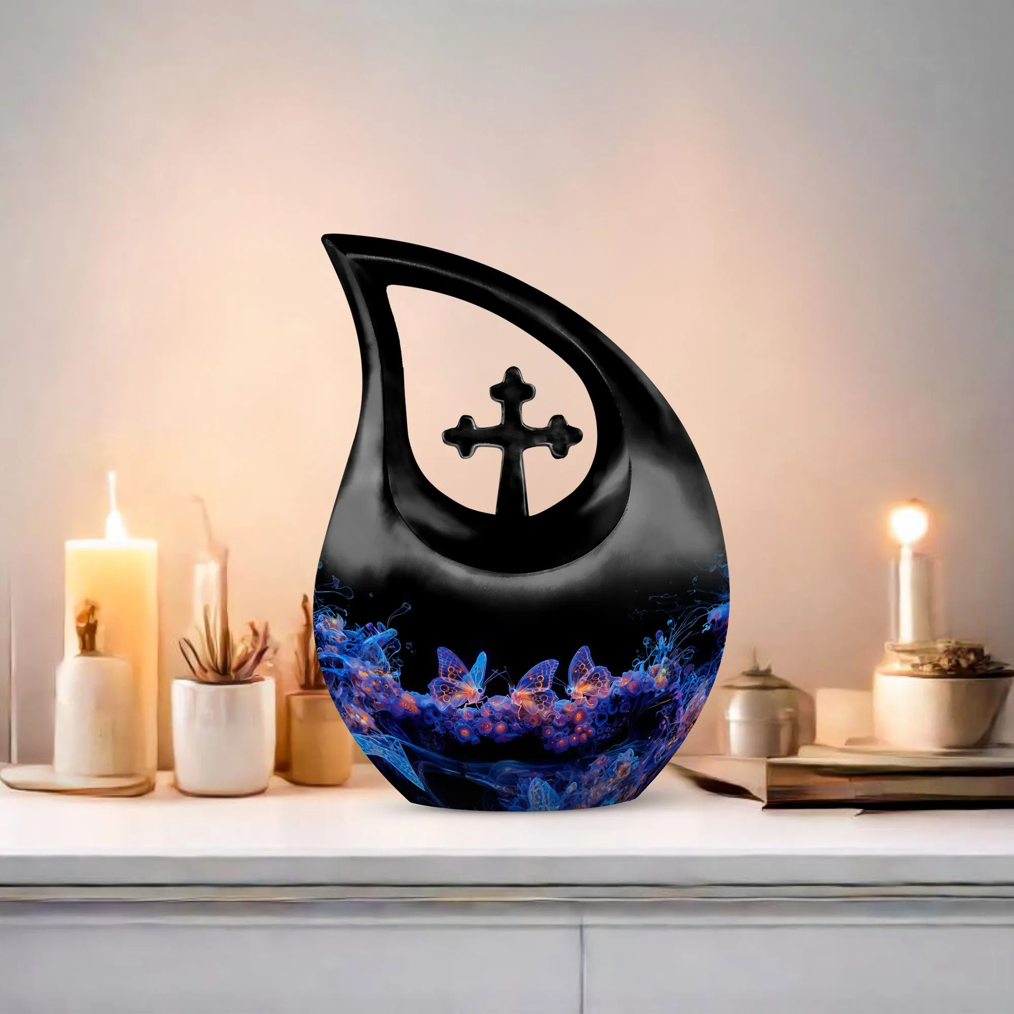Nebula Urn : Commemorative Memorial Urn in Aluminium