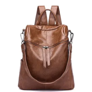 New Korean Version Backpack Women The Wild Fashion Travel Backack Woman Bag Leisure Travel Leather Backpacks