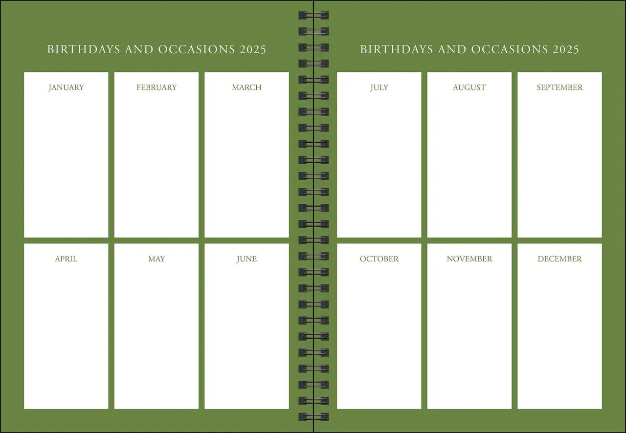 New York Botanical Garden 12-Month 2025 Planner