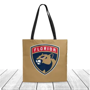 NHL Florida Panthers Polyester Canvas Tote Bag – Durable and Stylish