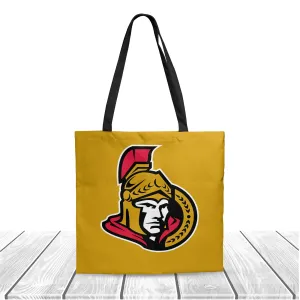 NHL Ottawa Senators Polyester Canvas Tote Bag – Durable and Stylish
