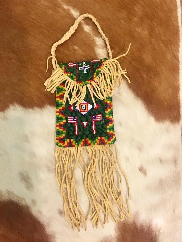 Northern Cheyenne Beaded Bag | 18x5