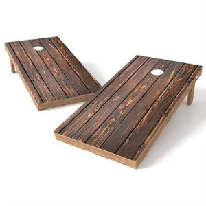Official Size 2x4 Old Wooden Board Cornhole Game