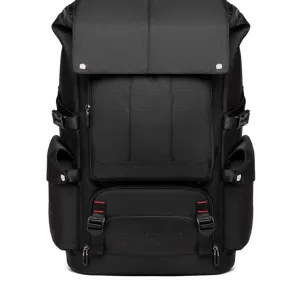 Outdoor Mountaineering Leisure Business Trip Luggage Backpack (Black)