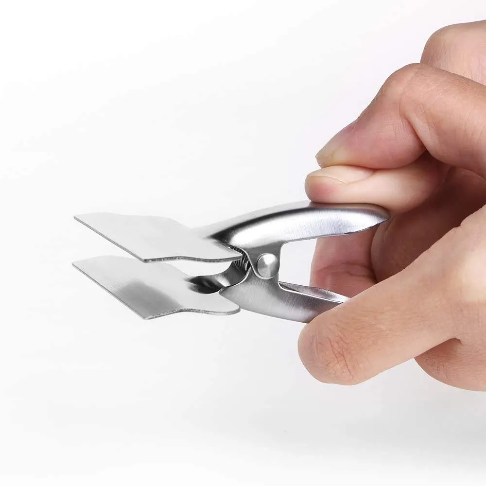 Pack of 8 Metal Food Bag Clips Size 3 Inch