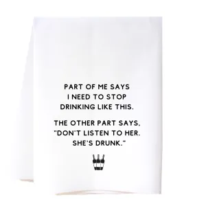 Part Of Me Flour Sack Towel