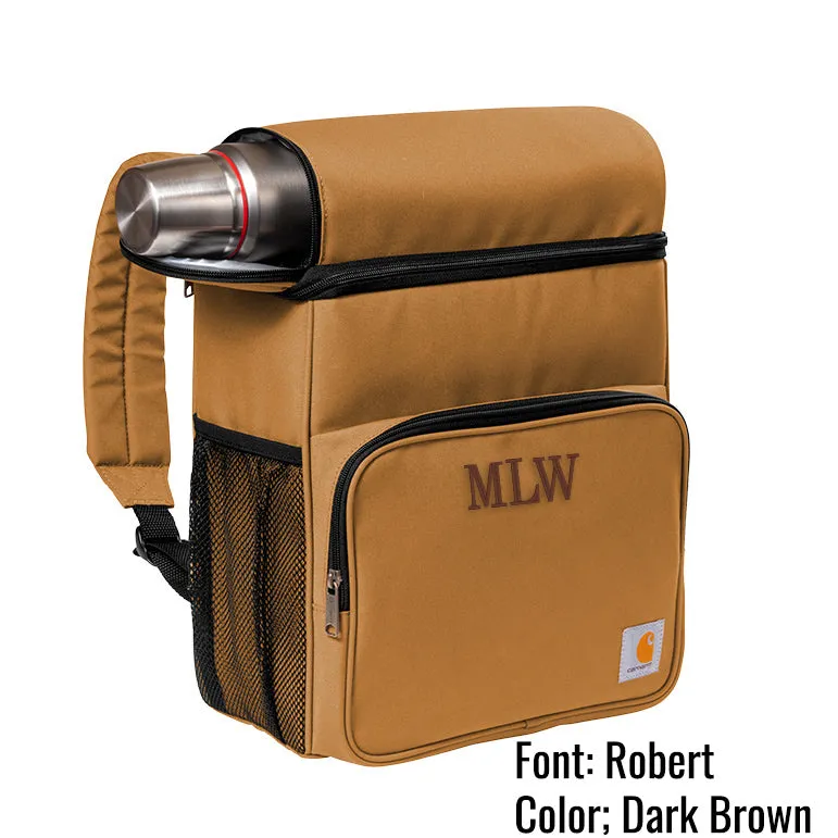 Personalized Carhartt Backpack Cooler for Guys - Can Cooler - Father's Day Gift