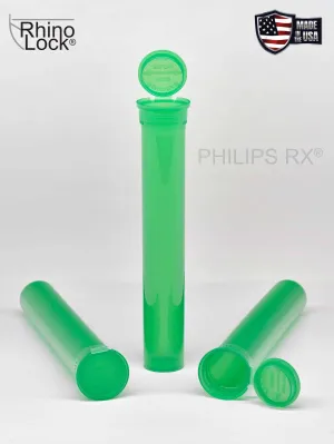 Philips RX 116mm Blunt Tube - Translucent Lime - CPSC Child Resistant - (475 Count)