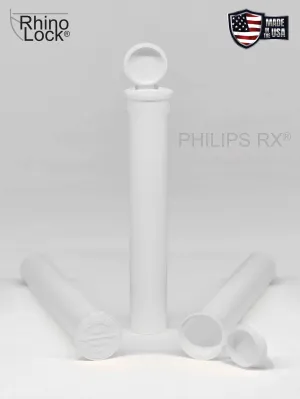 Philips RX 116mm Blunt Tube - White - CPSC Child Resistant - (475 Count)