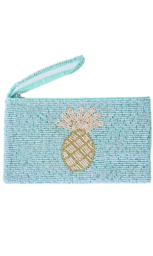 Pineapple Beaded Clutch