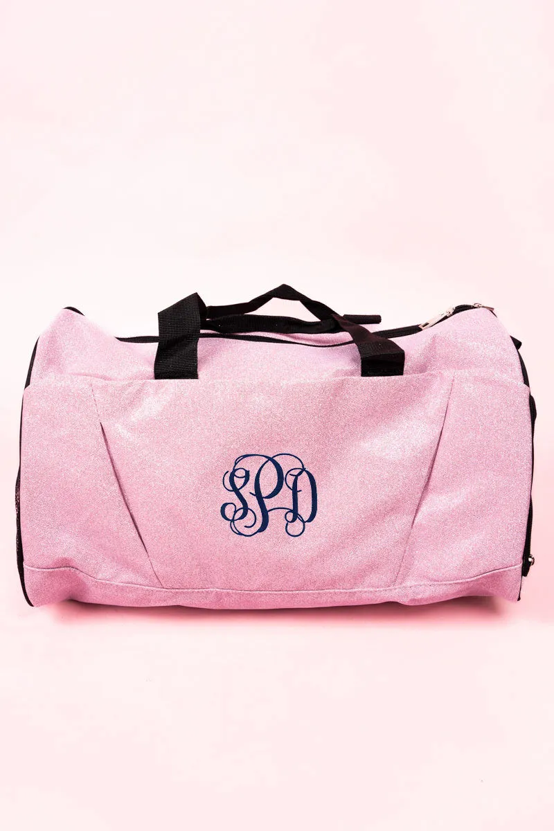 Pink Glitz & Glam Duffle Bag with Shoe Compartment
