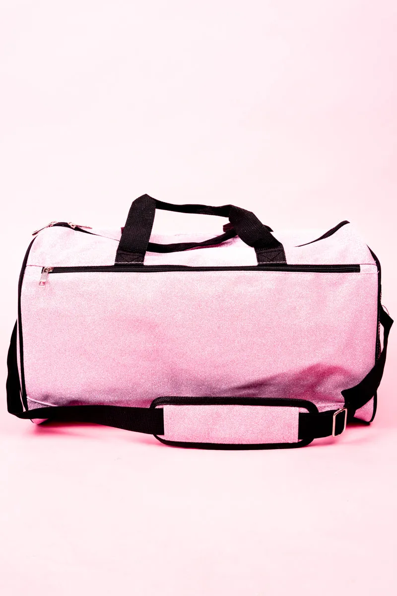 Pink Glitz & Glam Duffle Bag with Shoe Compartment