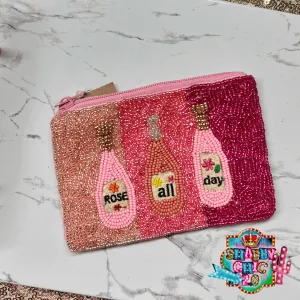 Pink Rose' All Day Beaded Bag