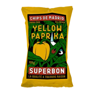 Potato Crisps with Yellow Paprika 14 x 135g