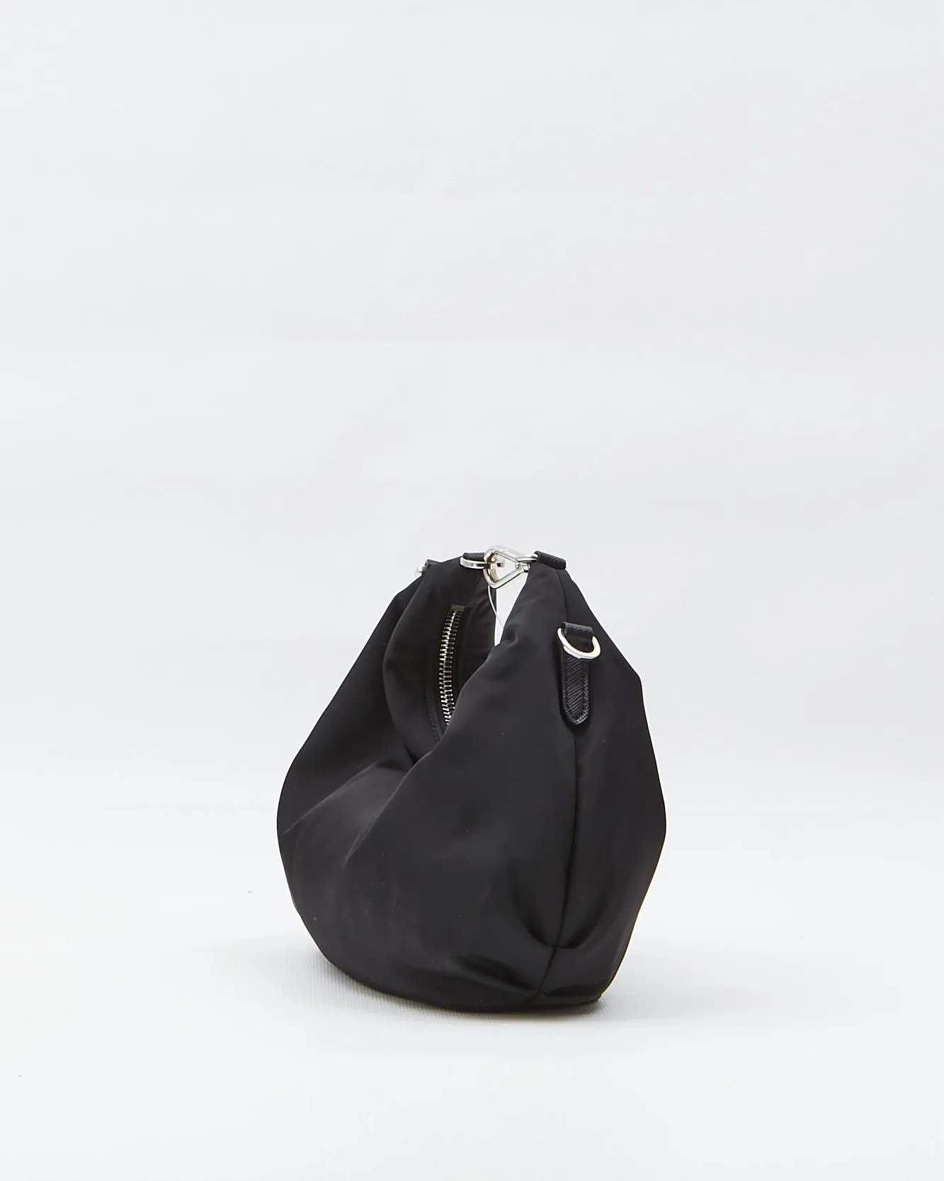 Prada Black Tessuto Nylon Re-Edition 2006 Chain Bag