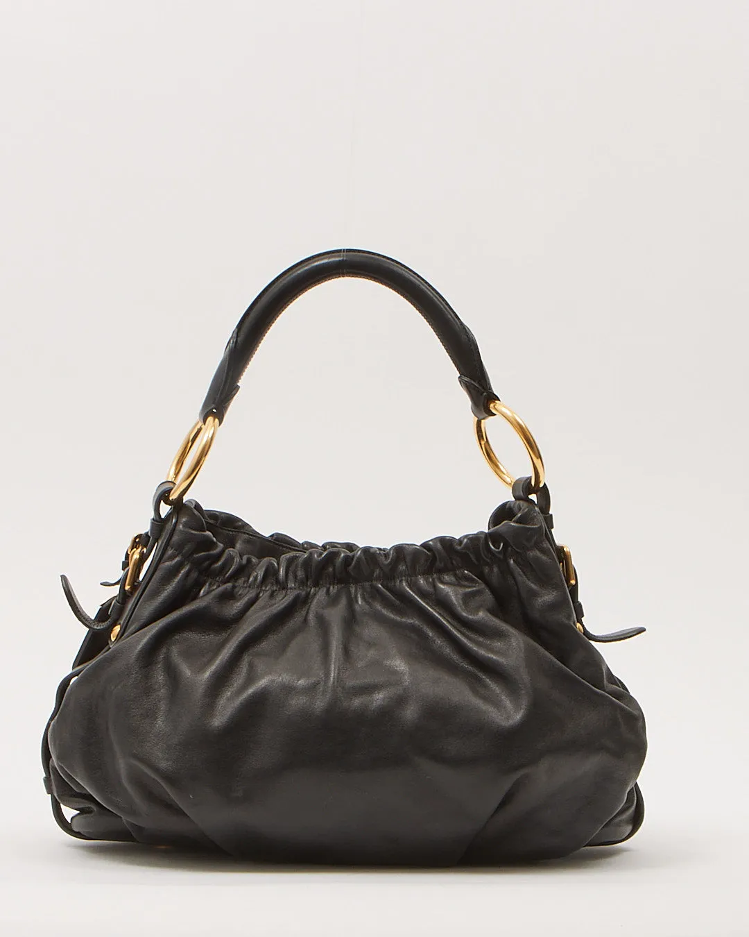 Prada Black Vitello Shoulder Bag