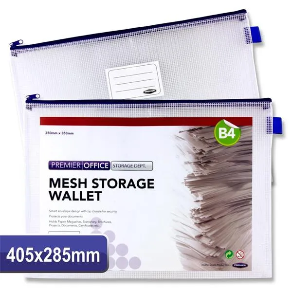 Premier Universal B4 Durable Mesh Storage Wallet