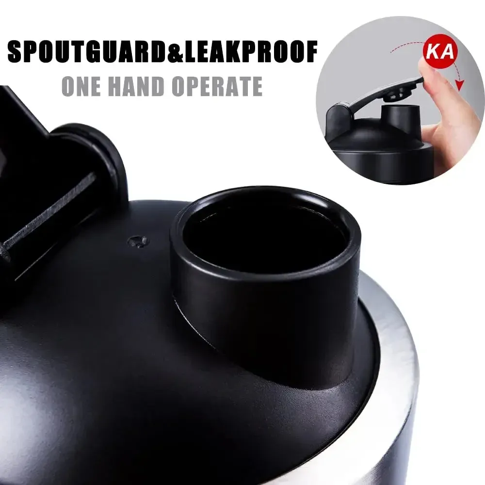 Premium Stainless Steel Protein Powder Shaker Bottle – 500ML/750ML Leak-Proof Gym Fitness Cup – Steel Ball for Smooth Mixing – Ideal for Whey Shakes & Sports Drinks – Durable & Easy to Clean