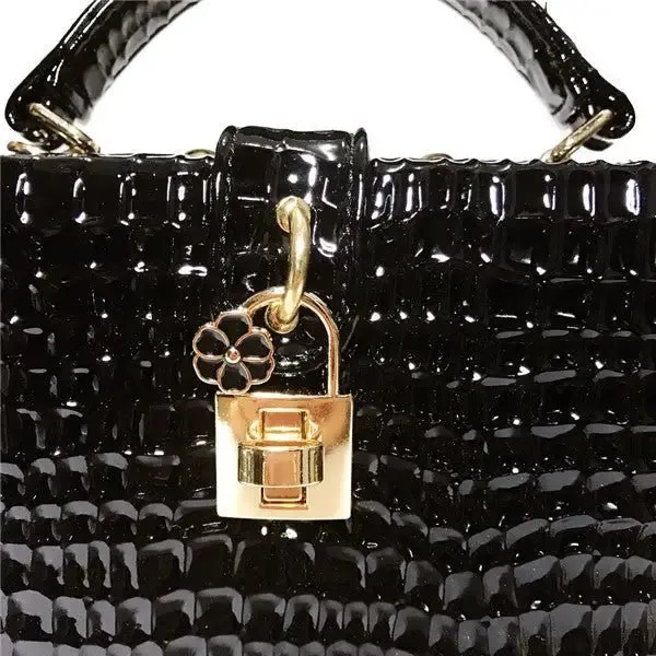 Python Print Handbag - Trendy Snake Bag