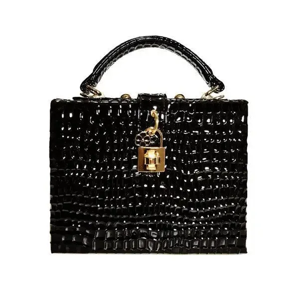 Python Print Handbag - Trendy Snake Bag