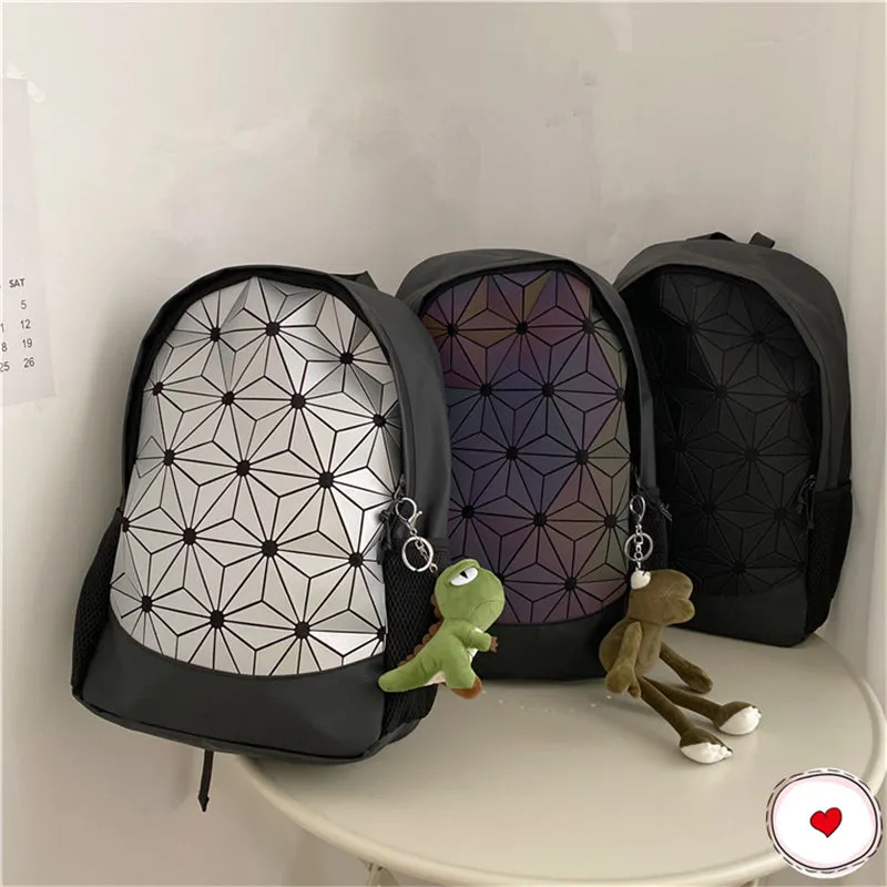 "DIAMOND CHECK ULZZANG" BACKPACK N082505