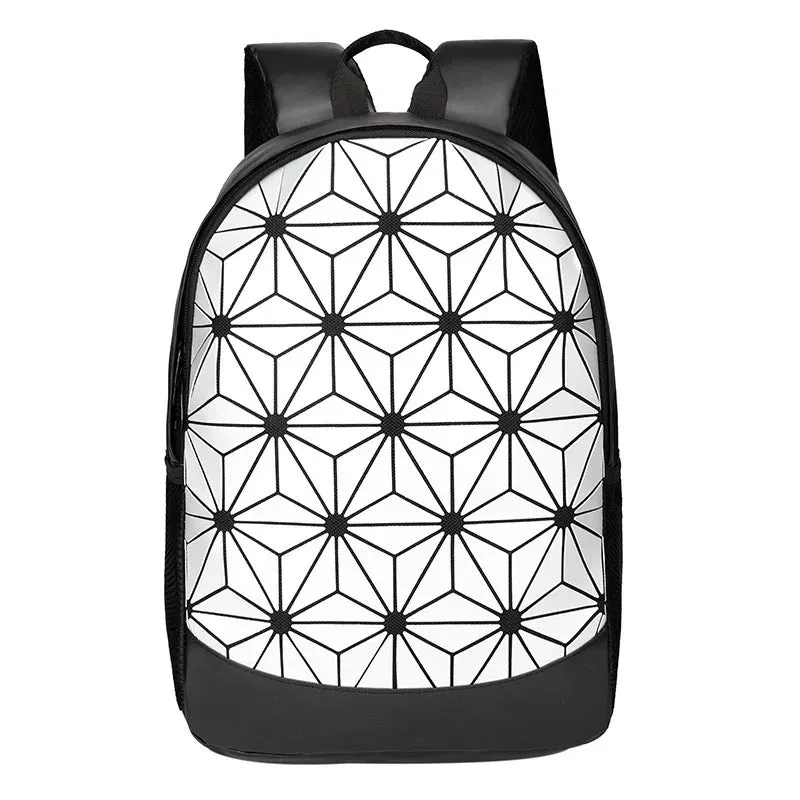 "DIAMOND CHECK ULZZANG" BACKPACK N082505