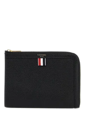 "embossed leather pouch
