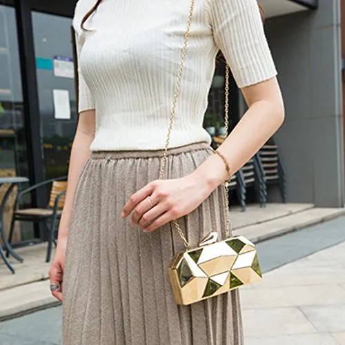 Reberomantic Lattice Pattern Clutch