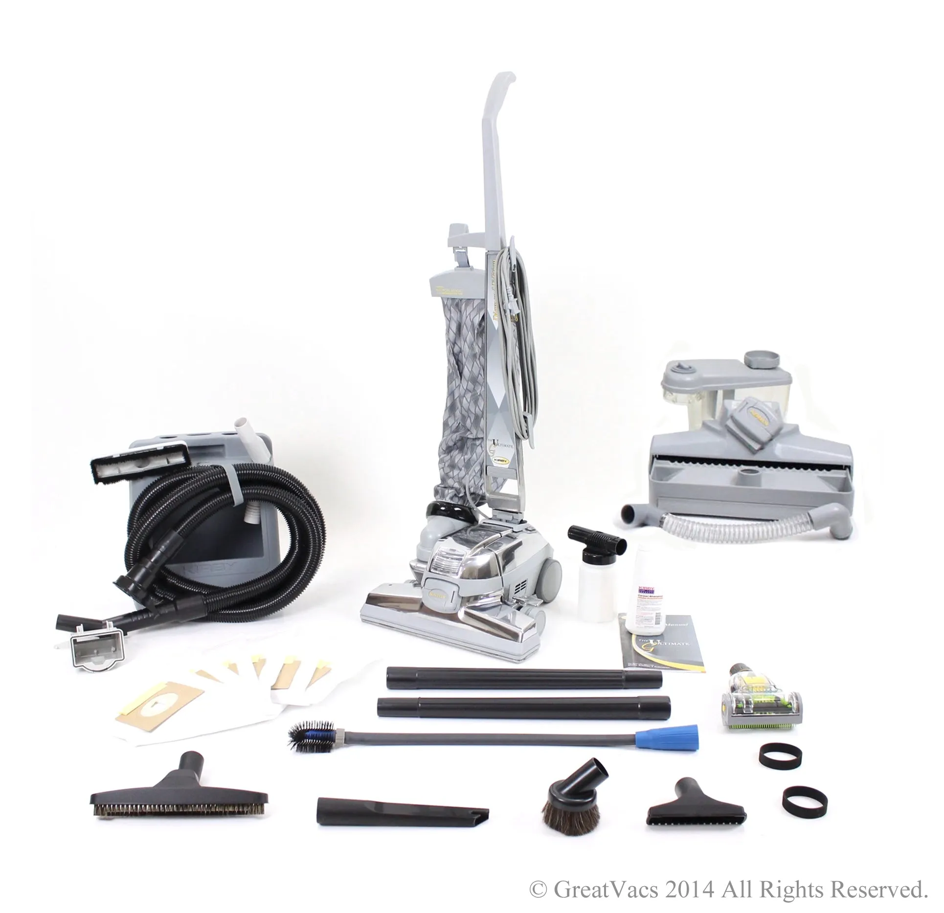 Reconditioned Kirby Ultimate G Diamond Edition Vacuum loaded with new GV tools Shampooer turbo brush bags & 5 Year Warranty