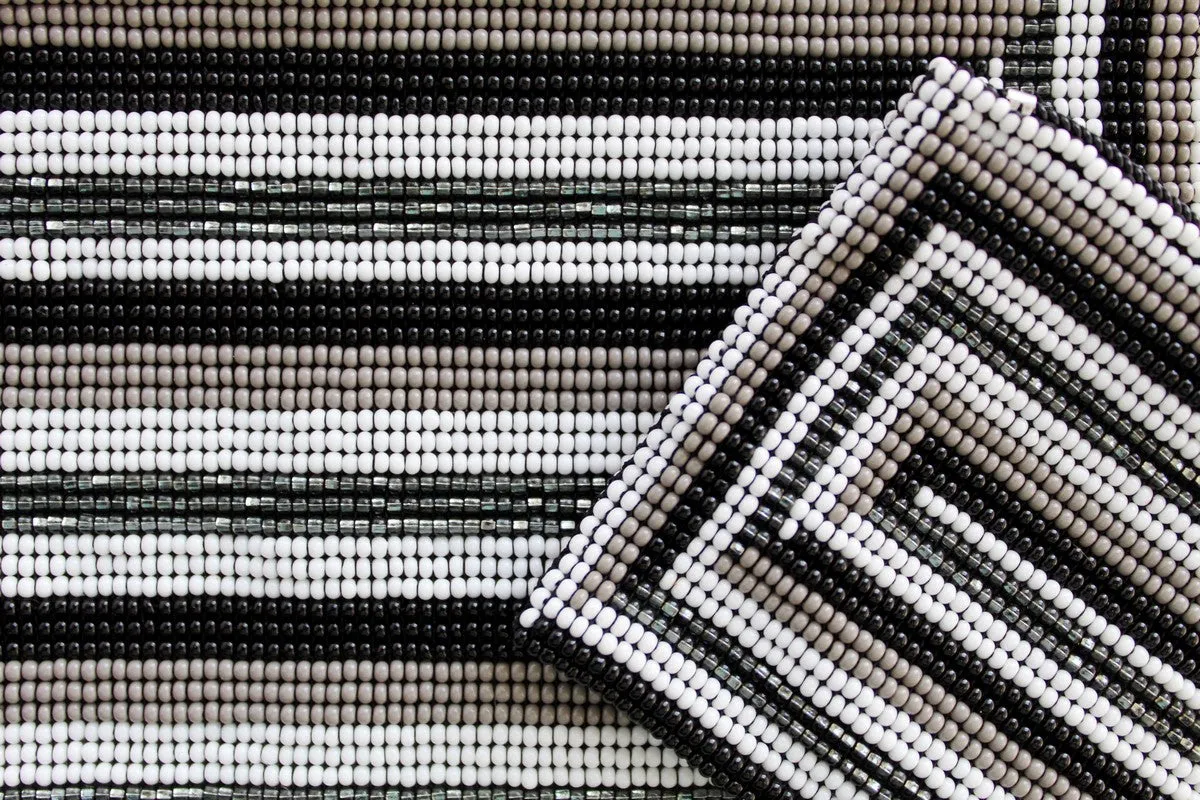 Rectangle Glass Bead Coin Purse