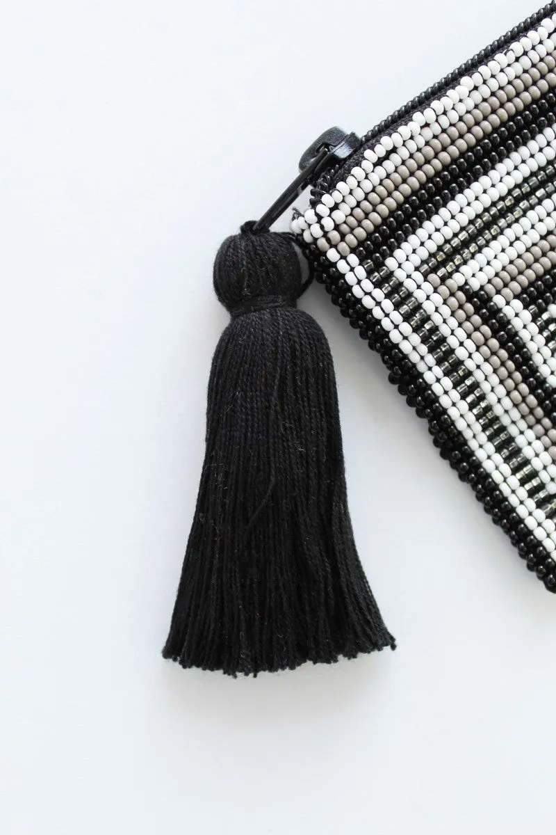 Rectangle Glass Bead Coin Purse