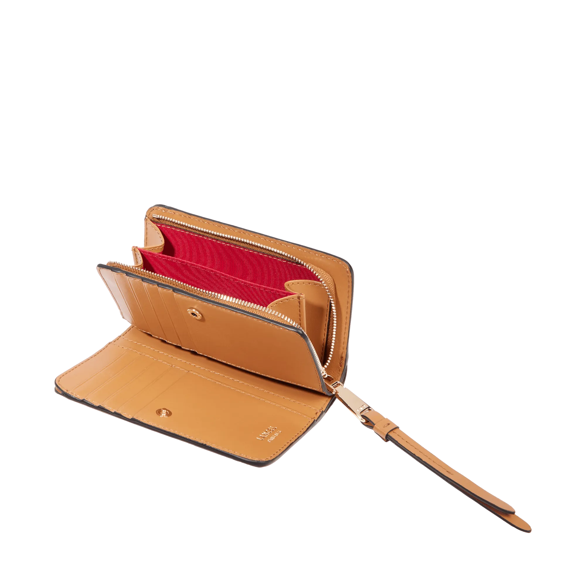RECTANGULAR ZIP COMPACT WALLET