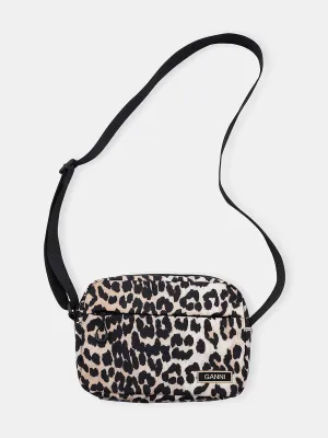 Recycled Tech Festival Bag - Leopard
