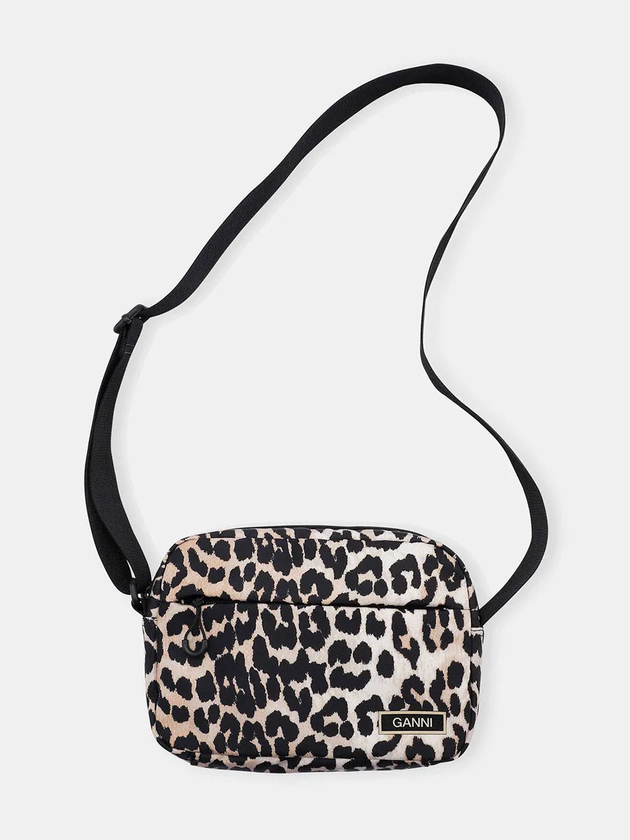 Recycled Tech Festival Bag - Leopard