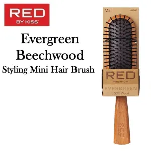 Red by Kiss Evergreen Mini Brush HH203 – Compact, Gentle & Travel-Friendly | Size: Mini