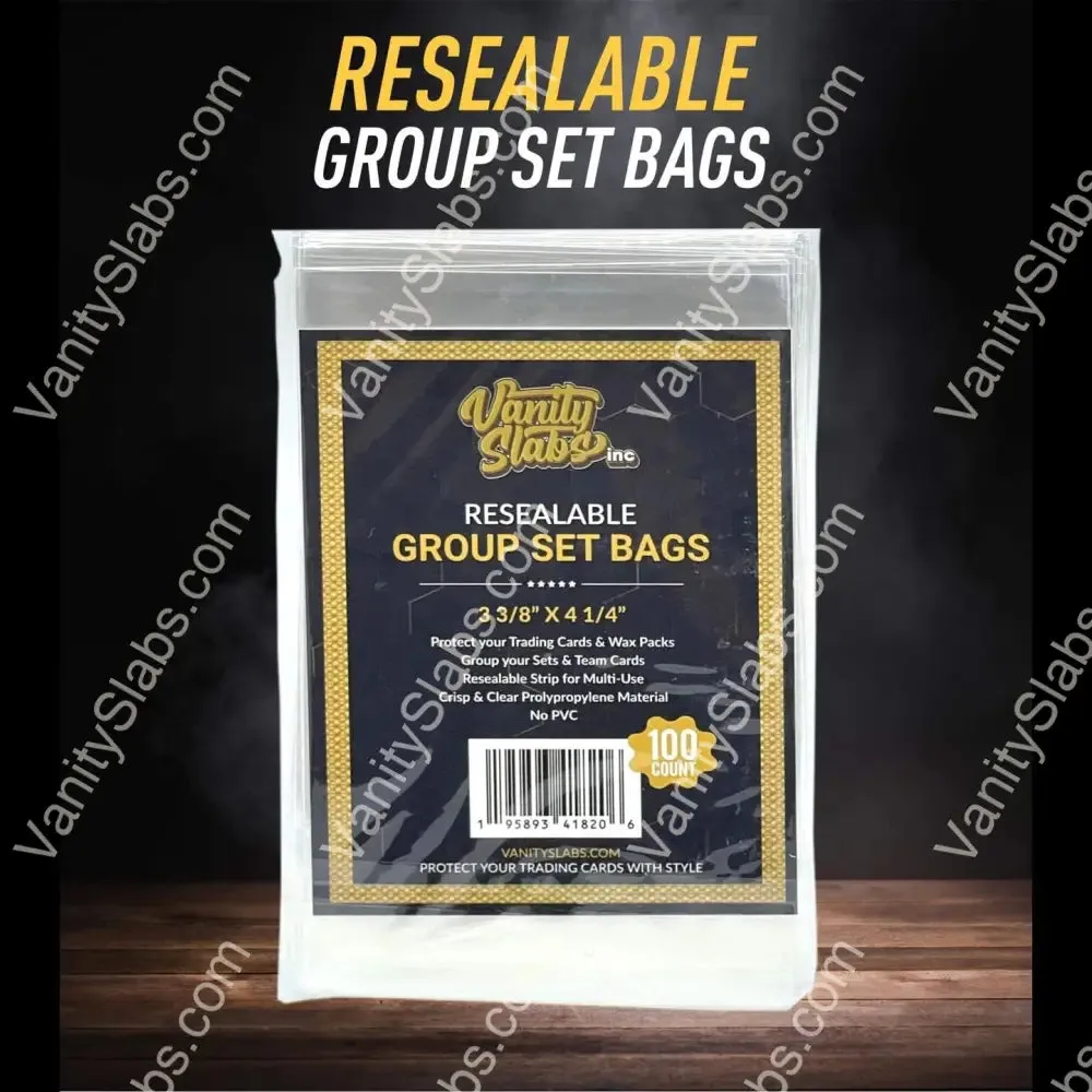 Resealable Group Set Bags 1000 Count (10 Packs)