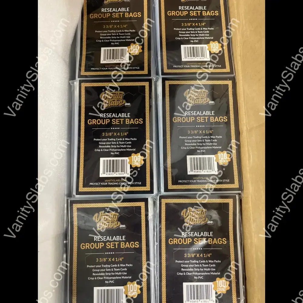Resealable Group Set Bags 1000 Count (10 Packs)