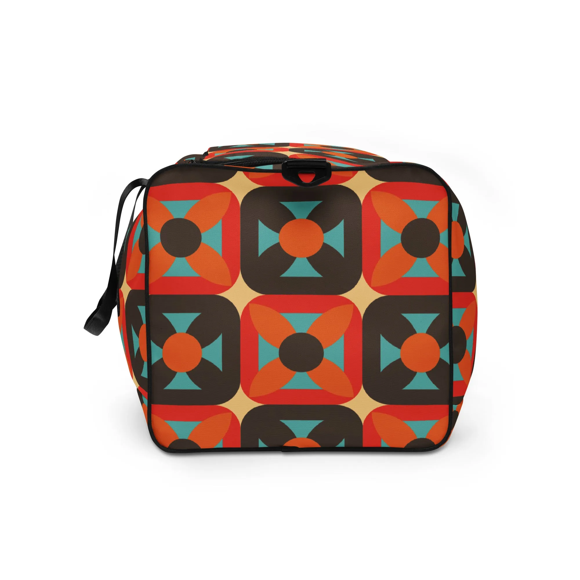 Retro Block - Sustainably Made Duffle Bag